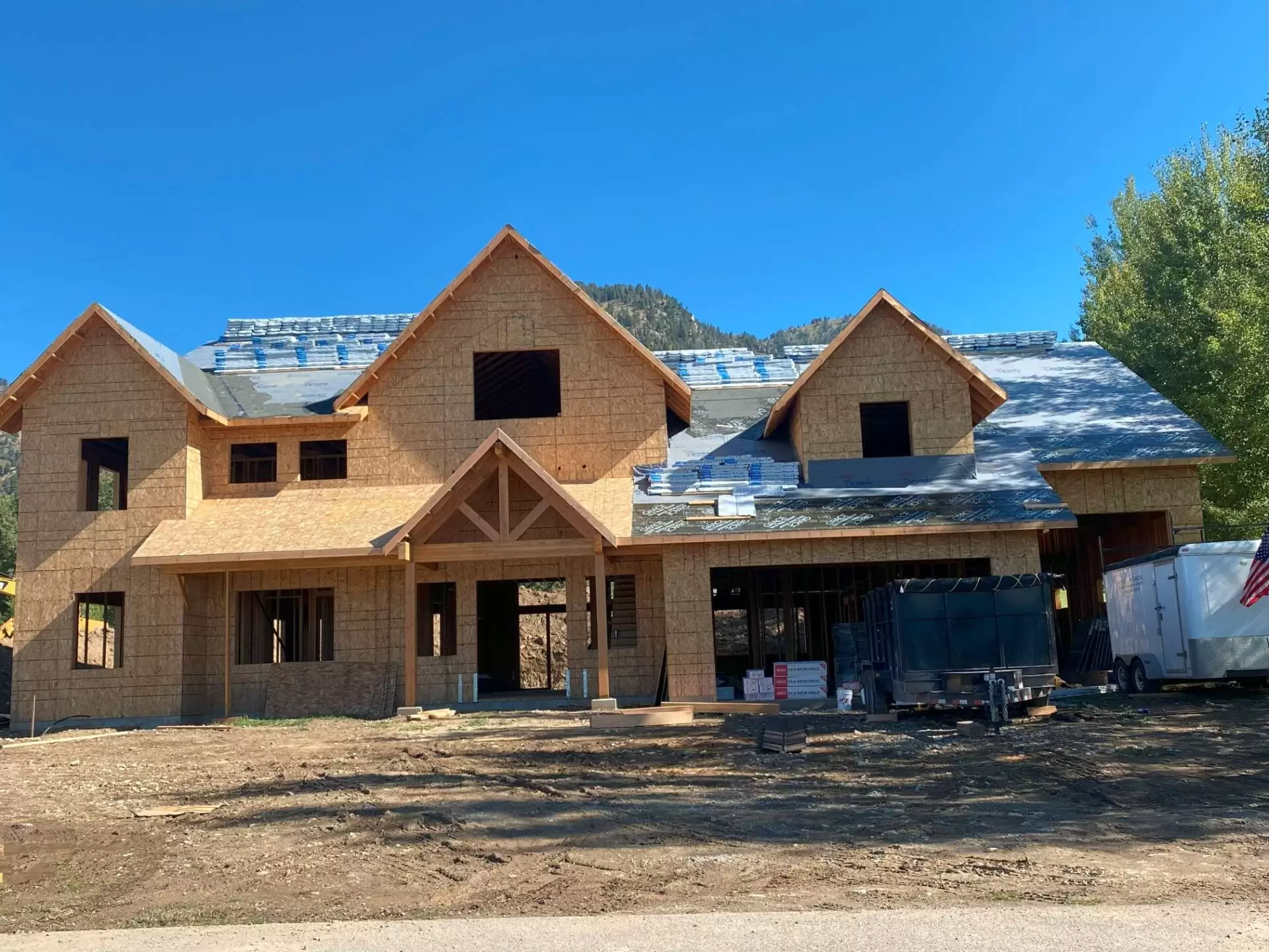 Custom Home Shell Built by Expert Licensed Contractors in Star Valley Ranch Wyoming